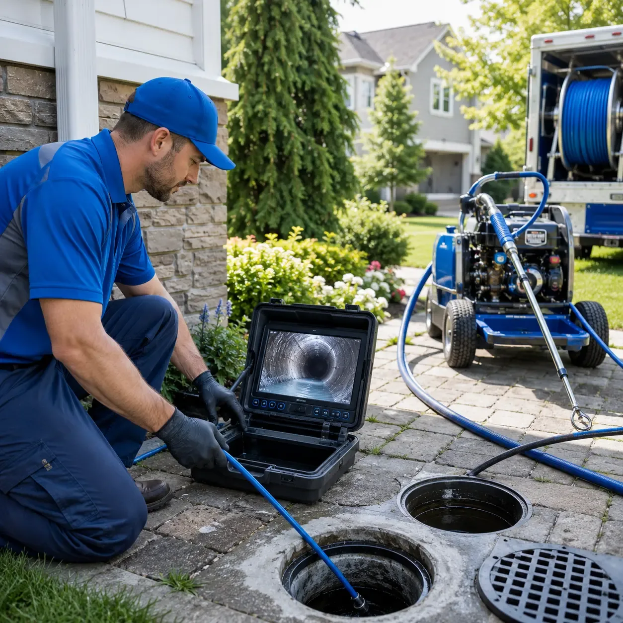 Outdoor drain cleaning professionals serving Basehor, KS