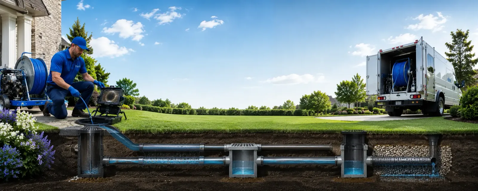 Outdoor drain cleaning information for Basehor, KS